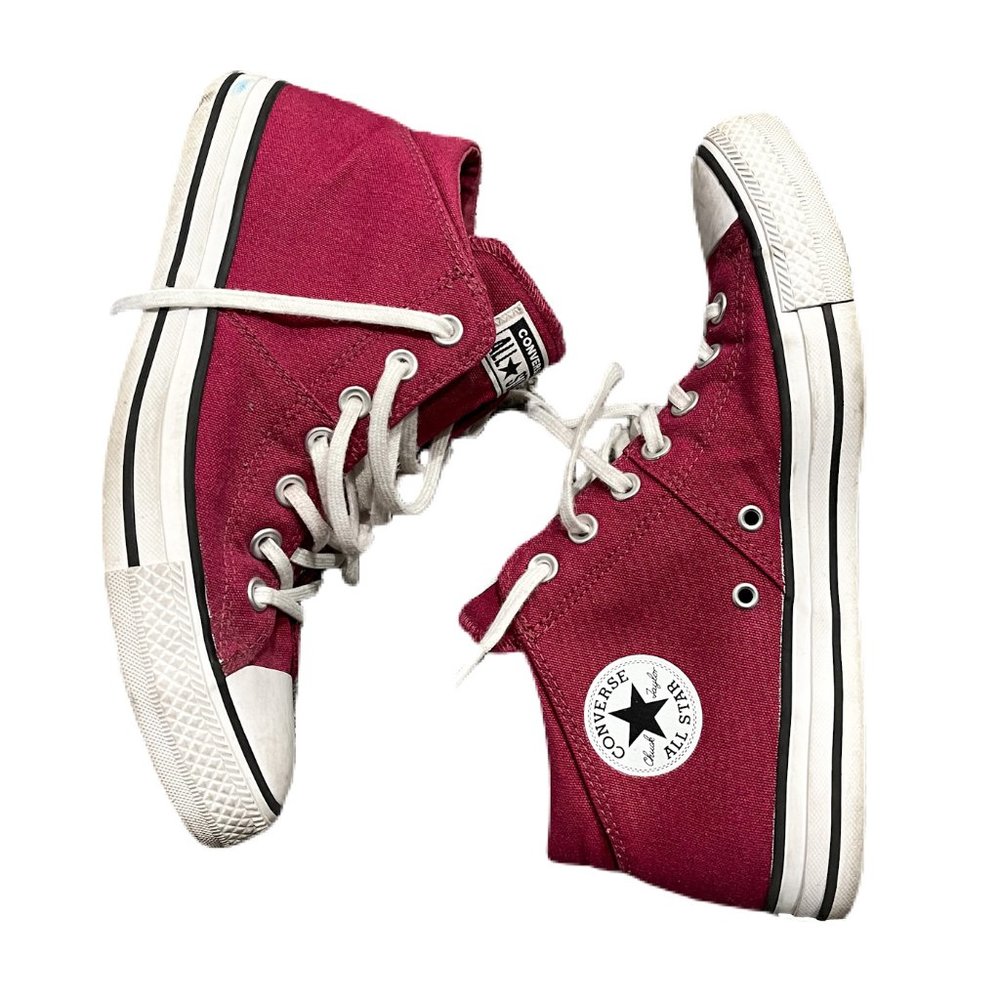 Converse Burgundy Red Casual Chuck Taylor All Star High Tops Sz 11 - Picture 1 of 4